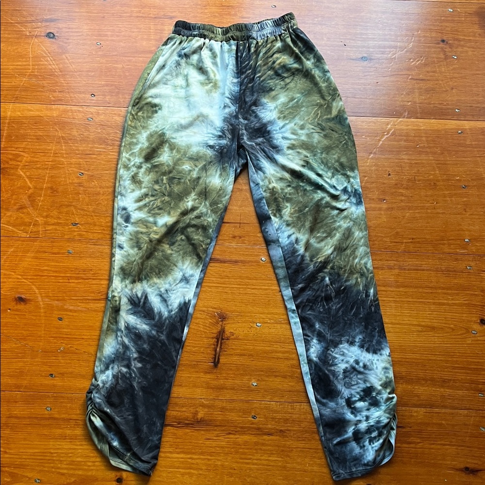 Ashley Blue Tie-Dye Joggers